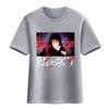 Camiseta Crazy Gambling Deep Animação Círculo Casal Masculino e Feminino Estudante Manga Curta Lua Amarela Luna Cobra Manga Sonho Camiseta de Algodão