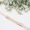Ribete de encaje de punto de urdimbre de borde pequeño de alta elasticidad de colores Tanglong para accesorios de ropa y lencería