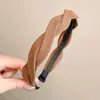 Diadema Retro Francesa para Mujer, Sensación de Alta Gama, Elegante Diadema Prensada, Nuevo Estilo 2024, Pinza para el Cabello Versátil para Salir, Coleta, Adorno para la Cabeza