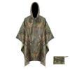 Capa Camuflada Multifuncional de PVC Capa de Chuva Toldo Corpo Inteiro Alongado Anti-tempestade Poncho para Ciclismo Capa de Chuva Três em Um