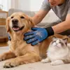 Guantes de aseo para mascotas para gatos, herramienta de belleza y limpieza, masaje, antiestático, para quitar pelo, herramienta de limpieza de pelo de perro