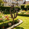 Estaca decorativa metálica creativa transfronteriza para exteriores, Día de la Madre, San Valentín, atmósfera festiva de jardín/patio