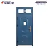 Puertas Escolares de Acero Sencillas, Puertas de Seguridad para Dormitorios, Puertas de Aula, Puertas de Proyecto con Diseño de Ventana Visual, Resistentes y Duraderas