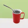 Nuevo Vaso Shot Mini de Acero Inoxidable 304 de Doble Capa con Asa Portátil Taza de Café Colorida de 3 oz para Coche