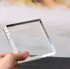 Pisapapeles de Vidrio de Cristal Transparente Los Cuatro Tesoros del Estudio Regla de Presentación Papel de Presentación para Caligrafía Regla de Presentación Temporada de Graduación Regalo de Negocios