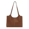 Bolsas Tote Retrô Europeias e Americanas para Mulheres Nova Coleção Primavera 2026 Bolsa de Ombro Grande para o Dia a Dia Bolsa de Mão para Trabalho Bolsa Grande Feminina de Ombro Único