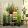 Simulação Reed Artificial Reed Grass Atacado Planta Falsa Shopping Decoração para Casa Cebola Dog Tail Grass Simulação Planta Verde