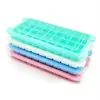 Forma de Gelo com 36 Cubos Barra DIY Caixa de Gelo com Tampa Fácil de Soltar Caixa de Gelo Caseiro com 24 Cubos Atacado