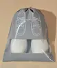 Bolsa Transparente para Armazenamento de Sapatos, Saquinho com Cordão à Prova de Poeira, um Acessório de Viagem Essencial para Guardar Sapatos