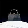 Nuevo Bolso de Mano de Cena para Comercio Exterior Transfronterizo, Bolso de Banquete con Diamantes Brillantes, Bolso Cuadrado Pequeño, Bolso de Fiesta con Mano de Diamantes