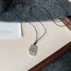 Collar Colgante Corazón Flor de Metal Estilo Ins Coreano Cadena Sencilla de Moda para Suéter Cadena de Joyería con Sentido de Diseño de Nicho Collar para Mujeres