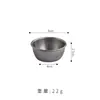 Plato Pequeño Redondo de Acero Inoxidable 304 Estilo Retro para Salsa Plato para Dips Añejo Plato para Condimentos Plato para Sabores Plato para Ketchup
