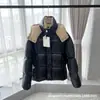 Putian Alta Versão Parana Moncler Jaqueta Curta de Penas Feminina Top Estilo Casal Jaqueta Puffer Casaco