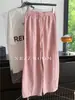 Pantalones de Verano 2026 Nuevos Cómodos de Lyocell Tencel Lino para Mujer, Caída Suelta, Relajados, Adelgazantes, Versátiles, Rectos Cortos