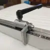 Posicionador de Batente Limite de Batente Haste de Empurrar Telescópica Posicionador Rotativo de Batente Liga de Alumínio Régua Reta