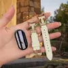 [Correa] Adecuado para Correa de Reloj Xiaomi Mi Band 11 con Diamante Destellante H Patrón de Lichi 8/9Nfc Pulsera de Lujo Ligero para Mujer