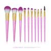 Novo 10 Tapered Handle Pincel de Maquiagem Set Pincel de Olhos Diamante Punho Pó Beleza Maquiagem Ferramenta de Maquiagem