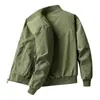 Jaqueta Bomber Masculina Nova Primavera/Outono 2026 Workwear Americano Gola Baseball Jaqueta Casual Masculina Espessada à Prova de Vento