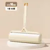Rodillo Quita Pelusas con Mango Largo, Rodillo Adhesivo Reemplazable para Limpiar la Cama, Barrer el Polvo del Piso y Quitar Cabello, Papel Desprendible
