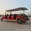 Carro Elétrico para Passeio Turístico, Carrinho de Golfe, Carro de Patrulha Turística para Campus e Áreas Cênicas, Carro Vintage para Tours em Casas, Veículo de Recepção e Transferência
