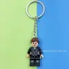 Chaveiro Bloco de Montar Vingadores Transfronteiriço Chaveiro Anel do Homem-Aranha Homem de Ferro Flash Compatível com Lego