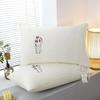 Hotel de cinco estrellas Hilton almohada de algodón aterciopelado para adulto, almohada para el cuello para el hogar, lavable, suave, para ayudar a dormir
