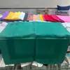 Pano de Guardanapo Espesso Premium de Algodão Puro Colorido Quente Feito Sob Medida 50*50cm Tecido com Borda de Cetim Adequado para Hotéis, Restaurantes e Salas de Estar
