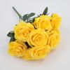 Comércio exterior simulação buquê de rosas flores artificiais decoração de casa adereços de fotografia rosas 10 rosas vermelhas