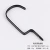 Hengman Solid Wood Hanger Gancho Gancho Vestuário Loja Alongado Aço Inoxidável 20cm Long Matte Hook Acessórios