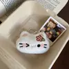 Decoração de Brinquedo de Pelúcia de Gatinho Desenho Animado Fofo, Acessório de Chaveiro de Alto Valor para Meninas