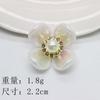 Kwai Sha novo diamante flor resina acessórios furo sapatos fivela diy acessórios sapatos flor acessórios acessórios para o cabelo atacado