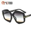 Nuevas gafas de sol irregulares en forma de T, color para hombres y mujeres, INS, personalizadas, de moda, retro, modernas, gafas de sol 9096
