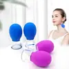 Dispositivo de Ventosaterapia Facial Multifuncional Vácuo Pressão Negativa Ventosa Raspagem Pode Meridianos Oculares Condicionamento Meridianos Dispositivo de Ventosaterapia de Silicone
