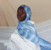 Serie de acuarela de Amazon transfronteriza Chal de poliéster satinado estilo étnico Bufanda para la cabeza de mujer étnica en stock