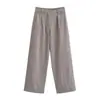 Moda europea y americana transfronteriza AliExpress superventas chal de mezclilla con cuello mao + conjunto de pantalones de pierna ancha