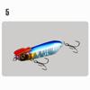 Cebo Artificial Medio Palo Señuelo de Hundimiento Lento Crankbait de Recuperación Lenta para Lucio, Lucioperca y Black Bass Señuelo Minnow Multisección