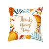 Funda de Almohada Personalizada con Estampado de Calabaza de Dibujos Animados para Acción de Gracias Transfronteriza, Cojín para Sofá del Hogar, Sala de Estar, Dormitorio, Cojín Decorativo al por Mayor