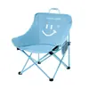 Silla Plegable de Exterior Urban Wave, Silla Luna con Tubo de Acero Engrosado, Silla Portátil de Camping, para Puesto y Pesca