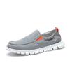 Tela de Paraguas Impermeable de Verano Zapatos de Tela del Viejo Pekín para Hombres y Personas Mayores, Zapatos de Lona Antideslizantes, Zapatos Casuales sin Cordones