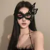 Máscara de flor negra, accesorio de disfraz para baile de máscaras, máscara de media cara para fiesta/fiesta anual, antifaz, máscara nocturna de maquillaje.