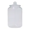 Frasco de Vidrio Recto de 3500 ml para Almacenamiento Tarro para Té Tarro Sellado para Materiales Medicinales Chinos Tarro de Grano Espesado de Pescado Mandarina Verde Personalización