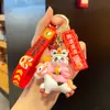 Chaveiro Mascote Desenho Animado Ano do Cavalo Tendência Nacional Despertar do Leão Pingente de Chaveiro de Bolsa Cavalo Presente de Ano Novo Boneca Venda por Atacado