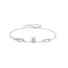 Pulseira de Prata Pura 999 Formato de Cabacinho Cintilante para Mulheres, Moda de Luxo Leve Estilo Ins Acabamento de Alta Qualidade Joias de Prata Pura Transfronteiriças
