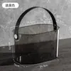 Cesta de Banho Portátil, Cesta de Banho, Cesta de Armazenamento de Artigos de Higiene Pessoal para Banheiro de Dormitório, Cesta de Banho de Plástico, Cesta de Estudante