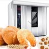 Horno rotatorio de aire caliente tipo diésel comercial tipo eléctrico tipo gas 32 placas 64 placas fábrica de alimentos horno grande punto