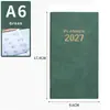 Planejador de Agenda em Inglês 2027 Planejador Diário de 365 Dias Caderno Portátil Caderno Transfronteiriço Calendário Anual Fábrica