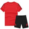 Traje Deportivo para Hombre de Manga Corta de Verano Traje de Fitness para Correr al Aire Libre Camiseta de Entrenamiento de Manga Corta Sudor Talla Grande Camiseta de Hombre