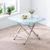 Mesa plegable para comedor, sencilla, para uso doméstico, para alquiler en dormitorios, mesa rectangular, mesa de escritura, mesa pequeña portátil.