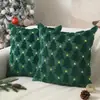 Almohada Acolchada de Navidad 2026 con Bordado 3D, Funda de Almohada de Felpa para Sofá de Sala de Estar, Funda de Cojín, Venta al por Mayor Transfronteriza