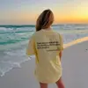 Comercio Exterior Sitio Web Independiente Transfronterizo Tops para Mujer Cuello Redondo Manga Corta Estampado de Letras de Dibujos Animados Camiseta de Algodón Camiseta Casual de Verano